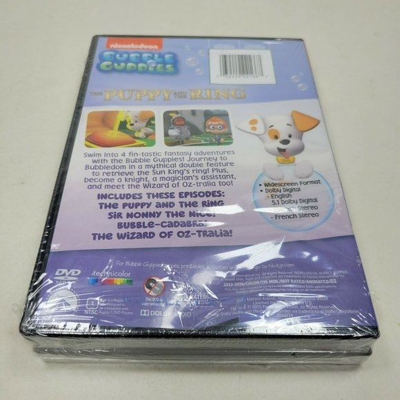 Bubble Guppies Lot of 2 NEW DVDs: The Puppy and the Ring, & Animals Everywhere - Picture 2 of 4